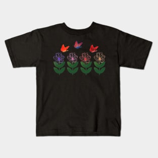 Flower Art Kids T-Shirt
